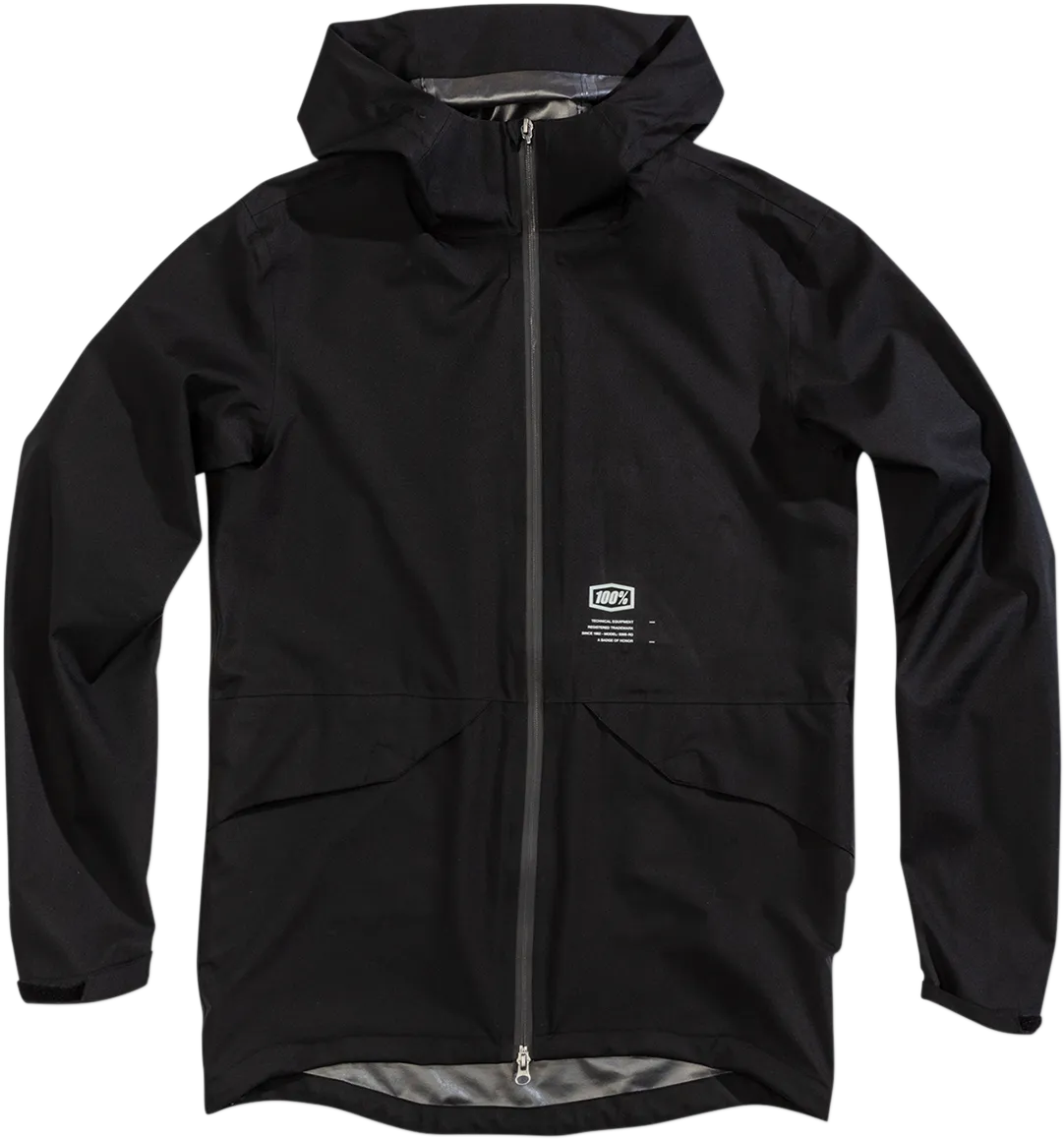 100% Hydromatic Parka - Black - Large 39009-001-12