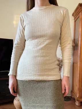 1970s Duofold Cashmere & Cotton Thermal Undershirt - S/M