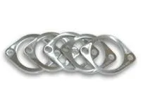 2-Bolt Stainless Steel Flanges (2" I.D.) Box of 5 Flanges by Vibrant Performance