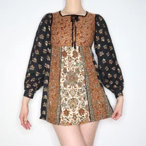 70s Babydoll Dress (XS) 