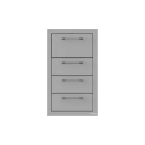 Alfresco AXE-3DRTH-SC Triple Drawer and Towel Holder Combo, 17-Inch