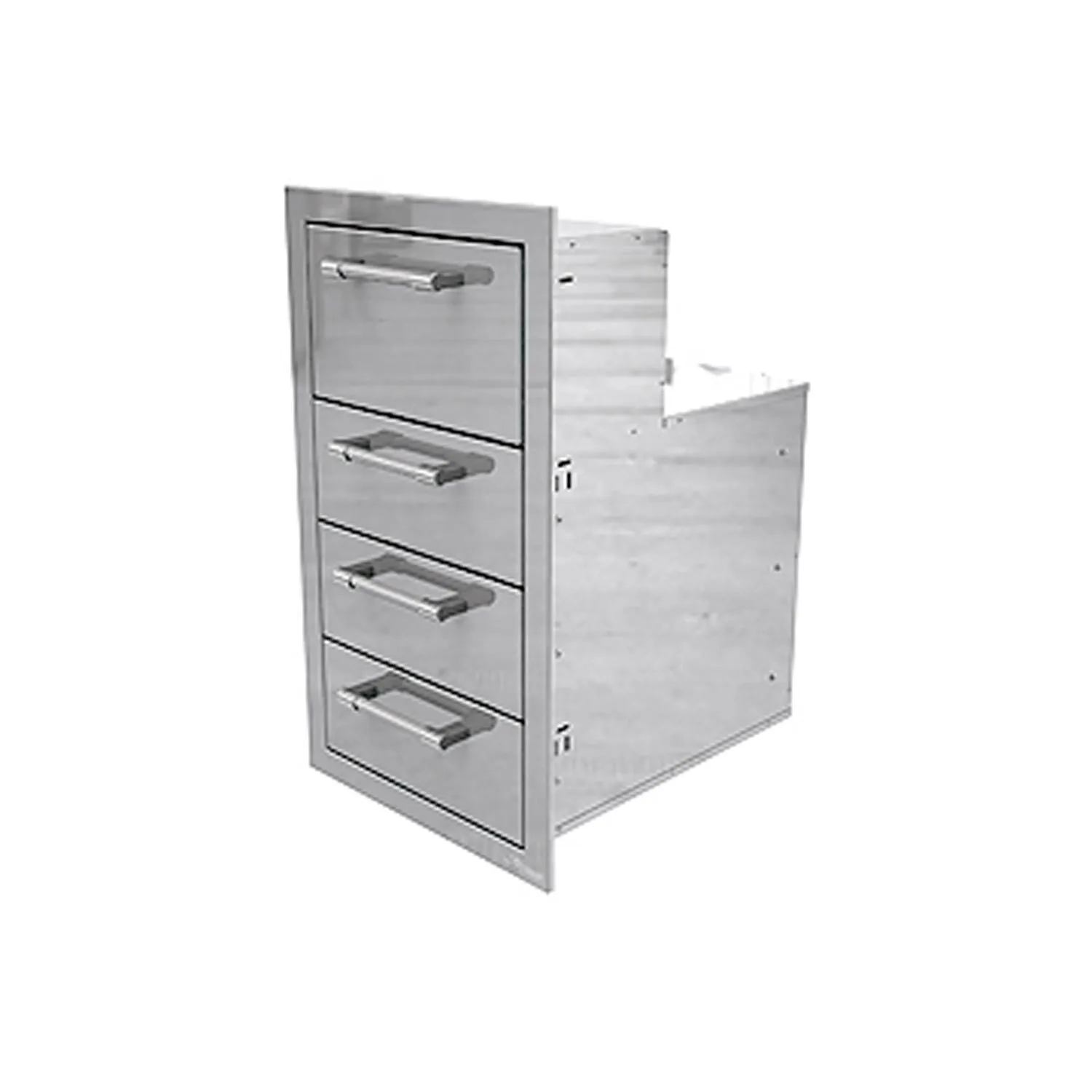 Alfresco AXE-3DRTH-SC Triple Drawer and Towel Holder Combo, 17-Inch