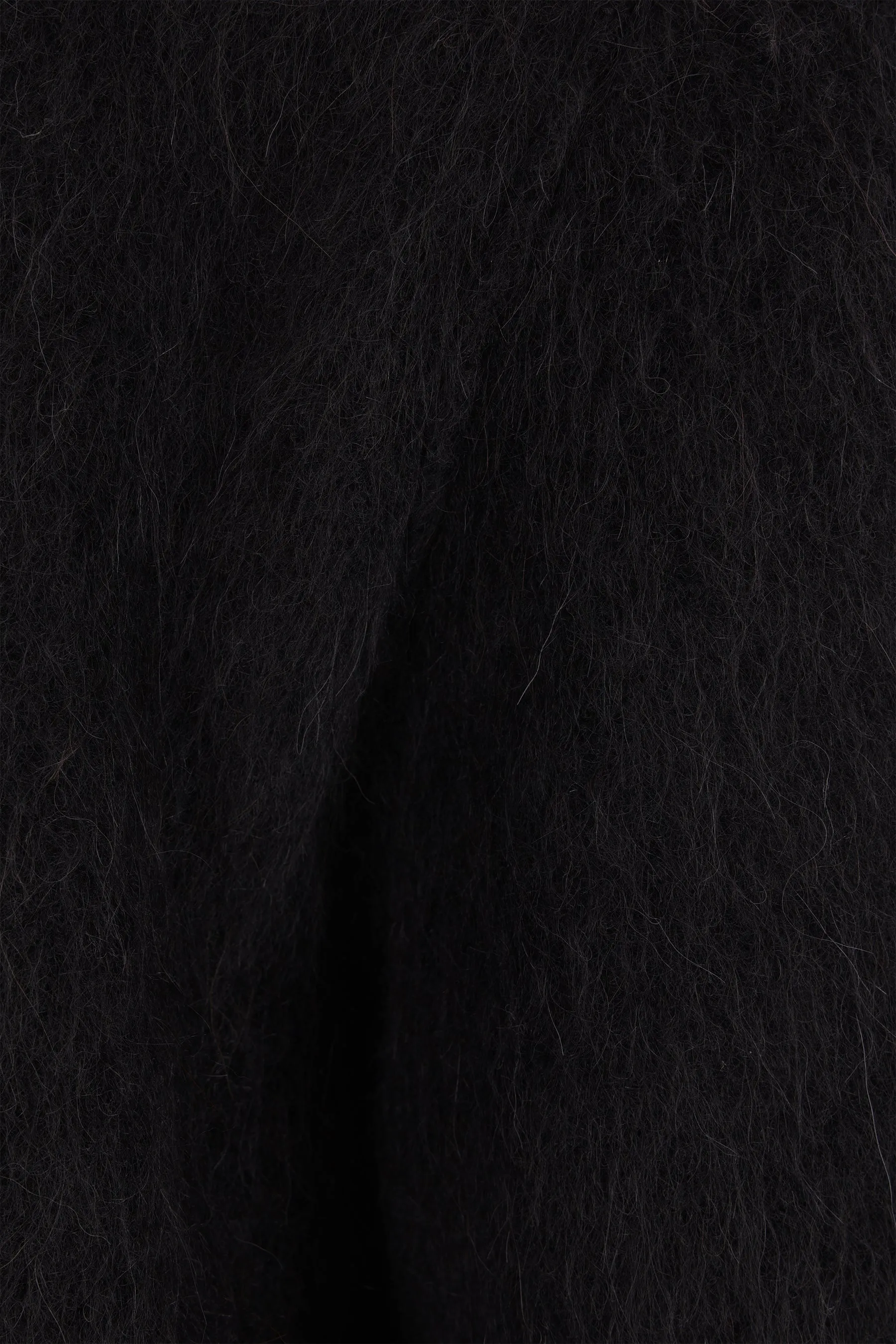 alpaca wool blend full-zip hooded cardigan