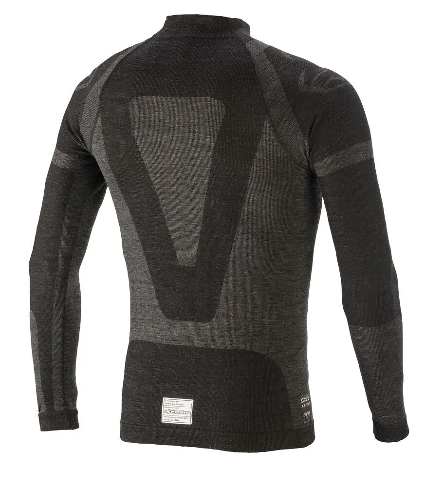 ALPINESTARS 4755020_106_M/L ZX EVO v2 LS TOP underwear, FIA 8856-2018, black/grey, size M/L