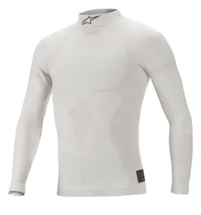 ALPINESTARS 4755020_201_M/L ZX EVO v2 LS TOP underwear, FIA 8856-2018, white/grey, size M/L