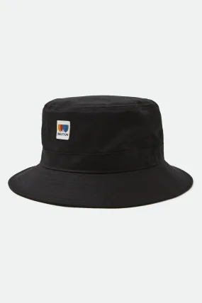 Alton Packable Bucket Hat - Black