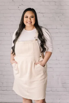 Angel Eyes Overall Dress (Curvy)
