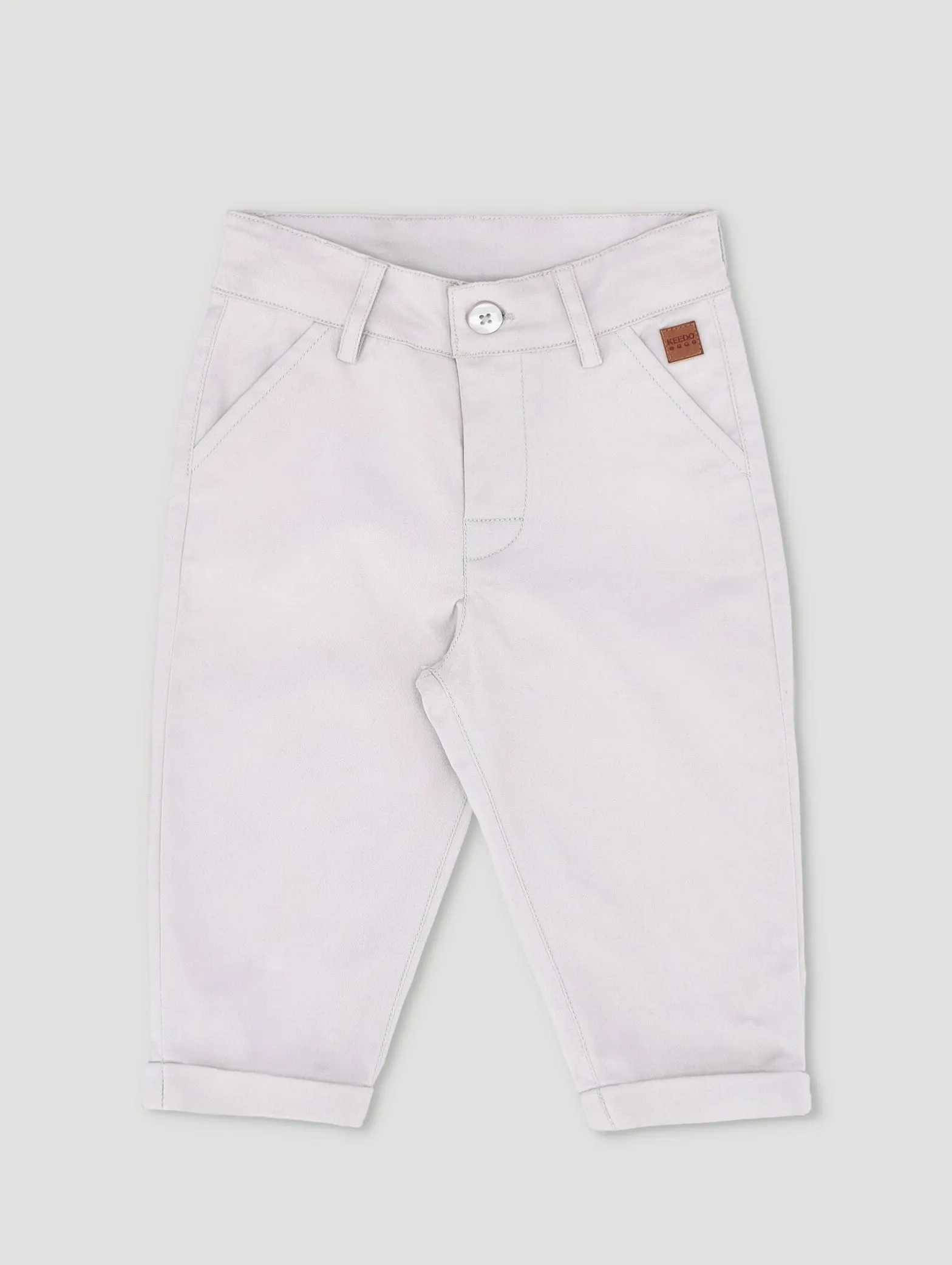 Baby Boys Grey Premium Chino Pants