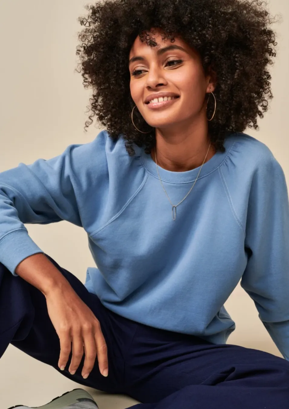 Bellerose - Marty Sweatshirt: Hortensia Blue