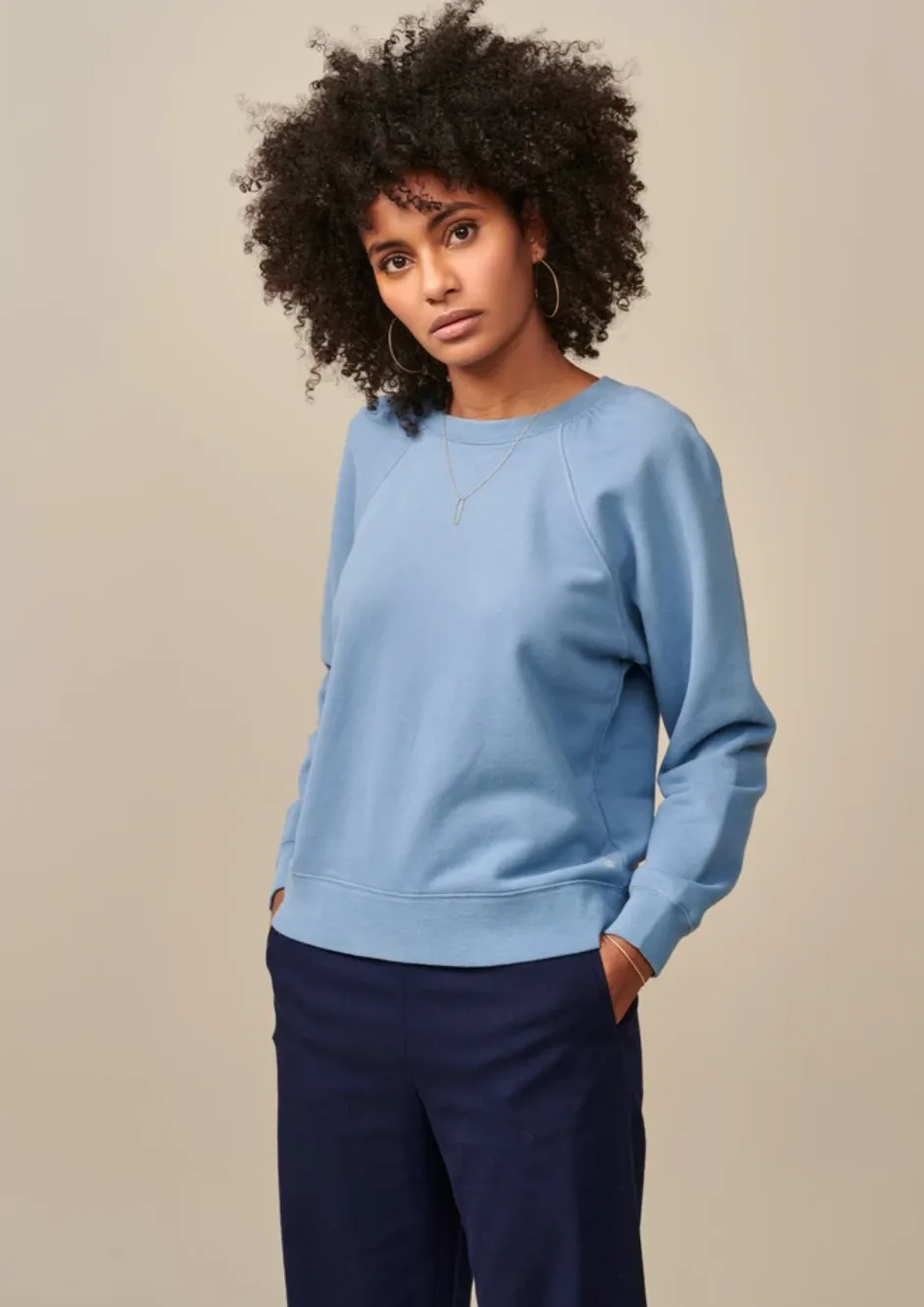 Bellerose - Marty Sweatshirt: Hortensia Blue