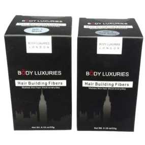 BODY LUXURIES BLACK HAIR BUILDING FIBERS 22GM