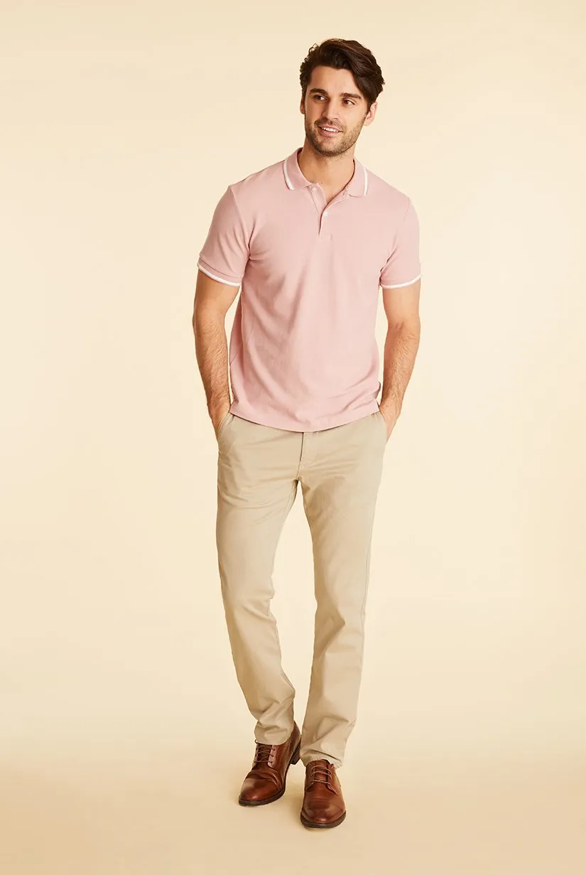 BOS - Slim Straight Chino 30" - Stone