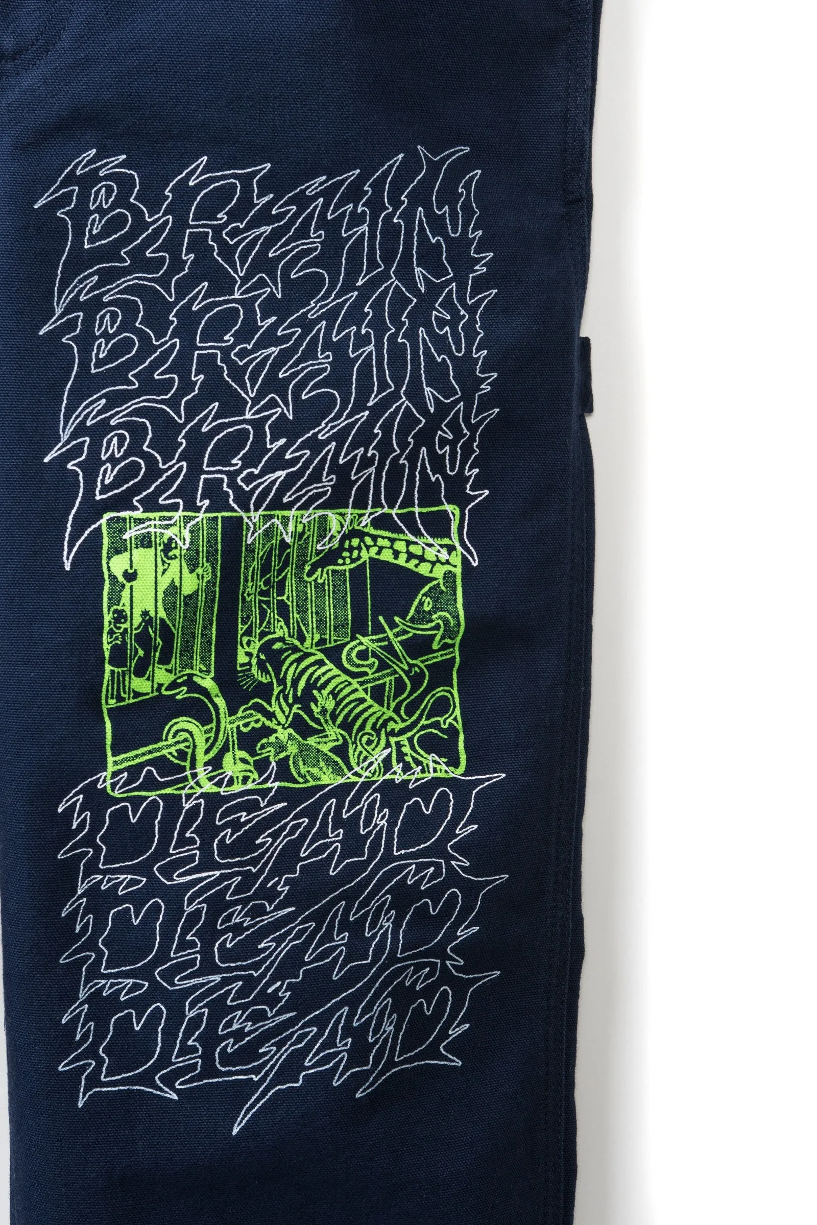 Brain Dead x Carhartt Bib Overall - Navy
