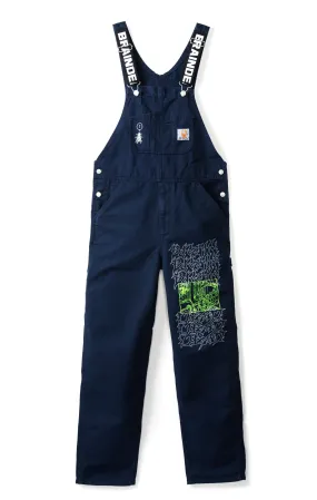 Brain Dead x Carhartt Bib Overall - Navy