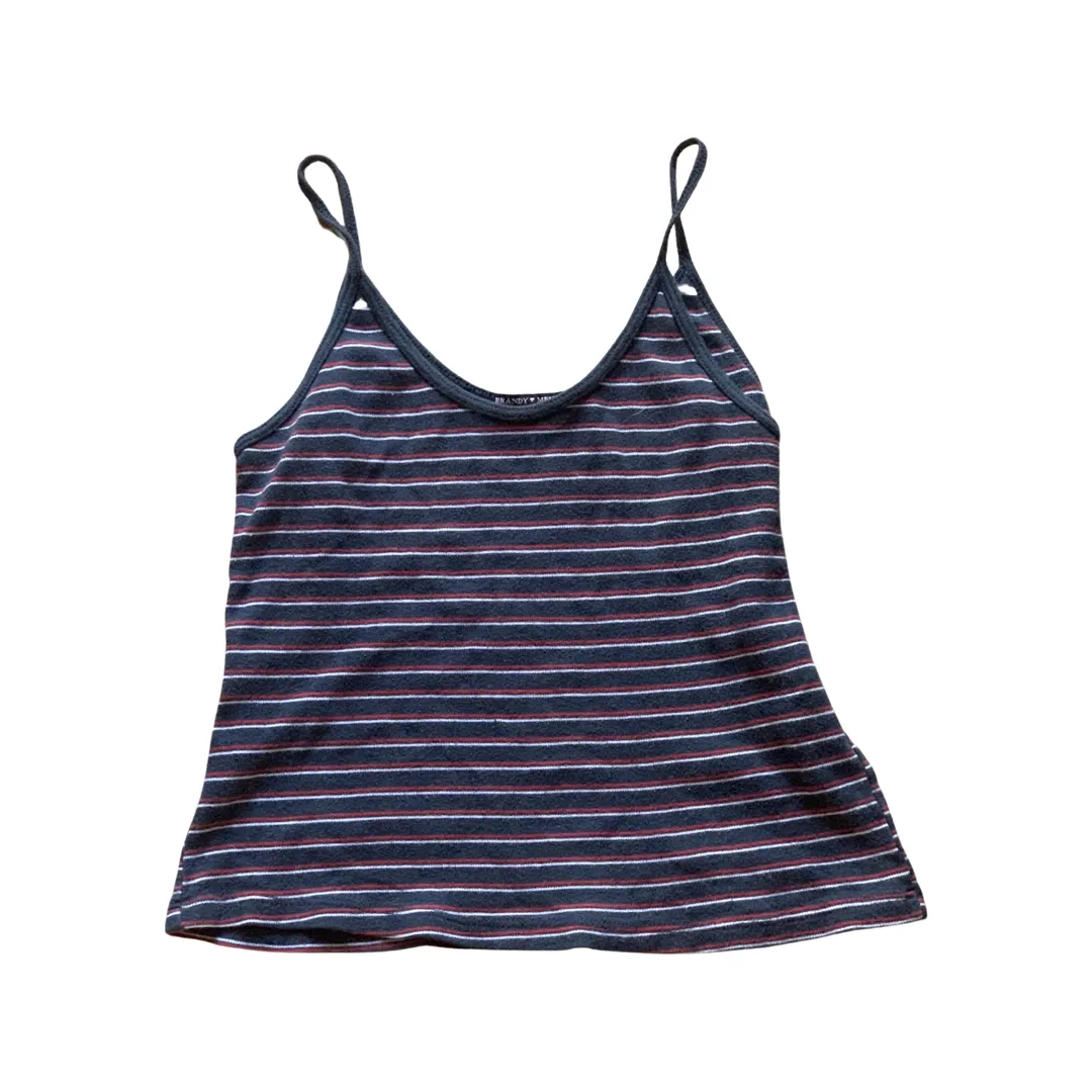 Brandy Melville striped tank top one size