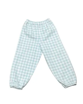Bubble Pants, Light Blue Gingham