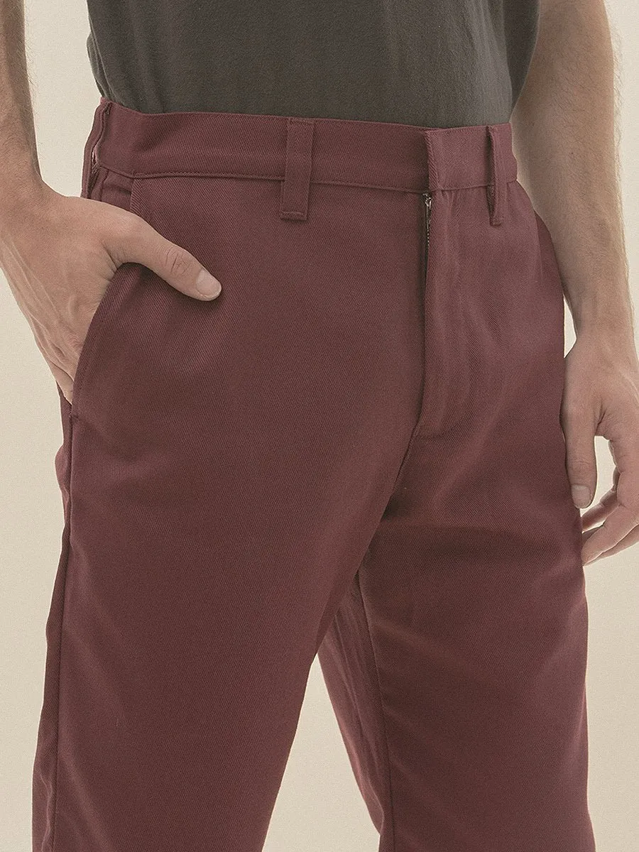 California Burgundy Chino