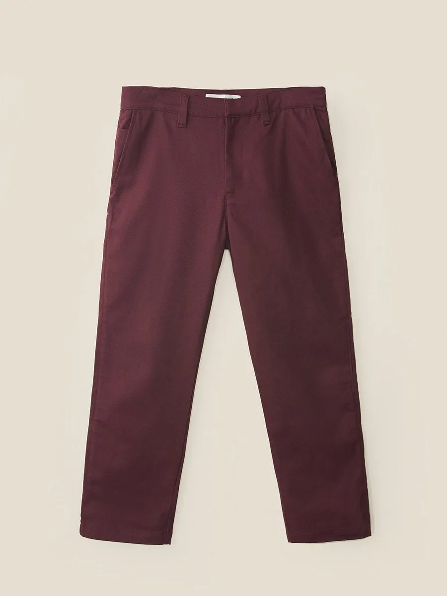 California Burgundy Chino