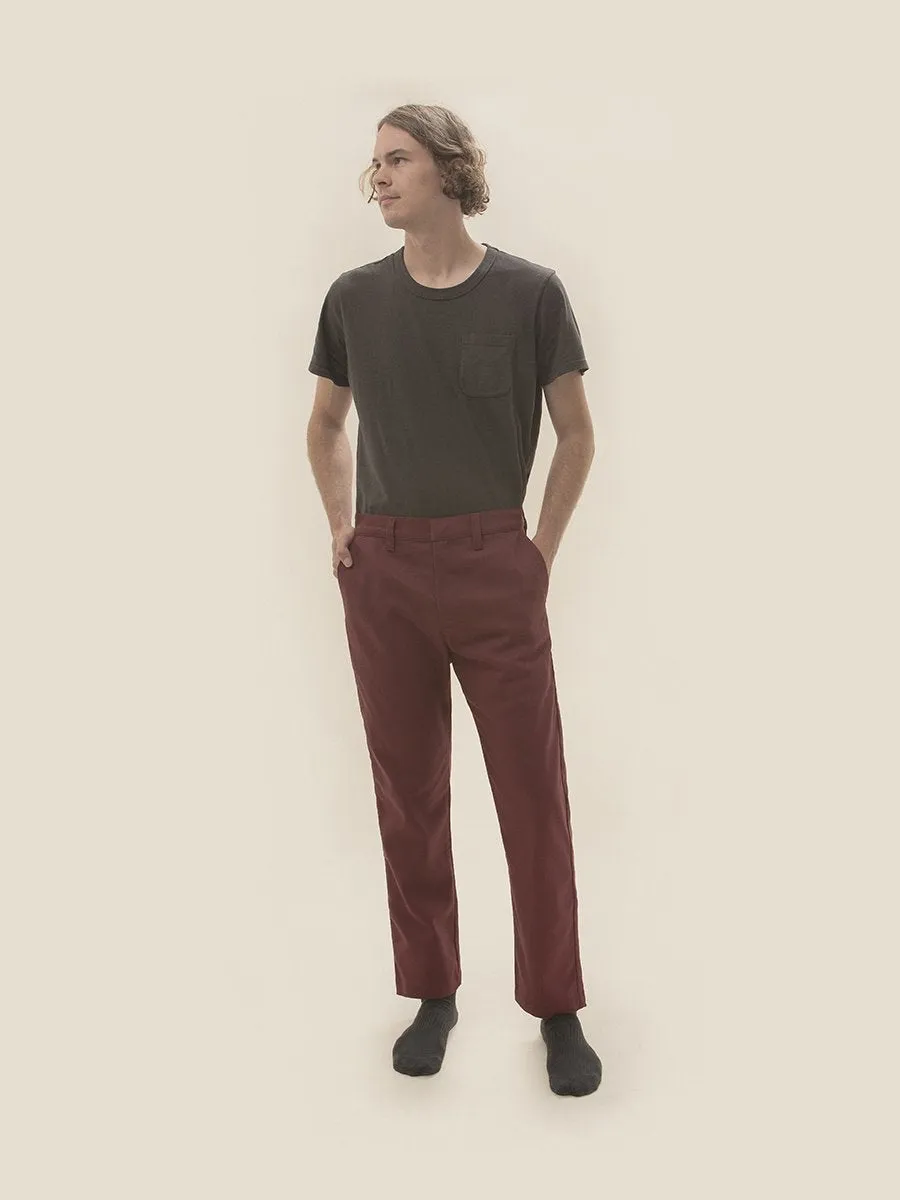 California Burgundy Chino