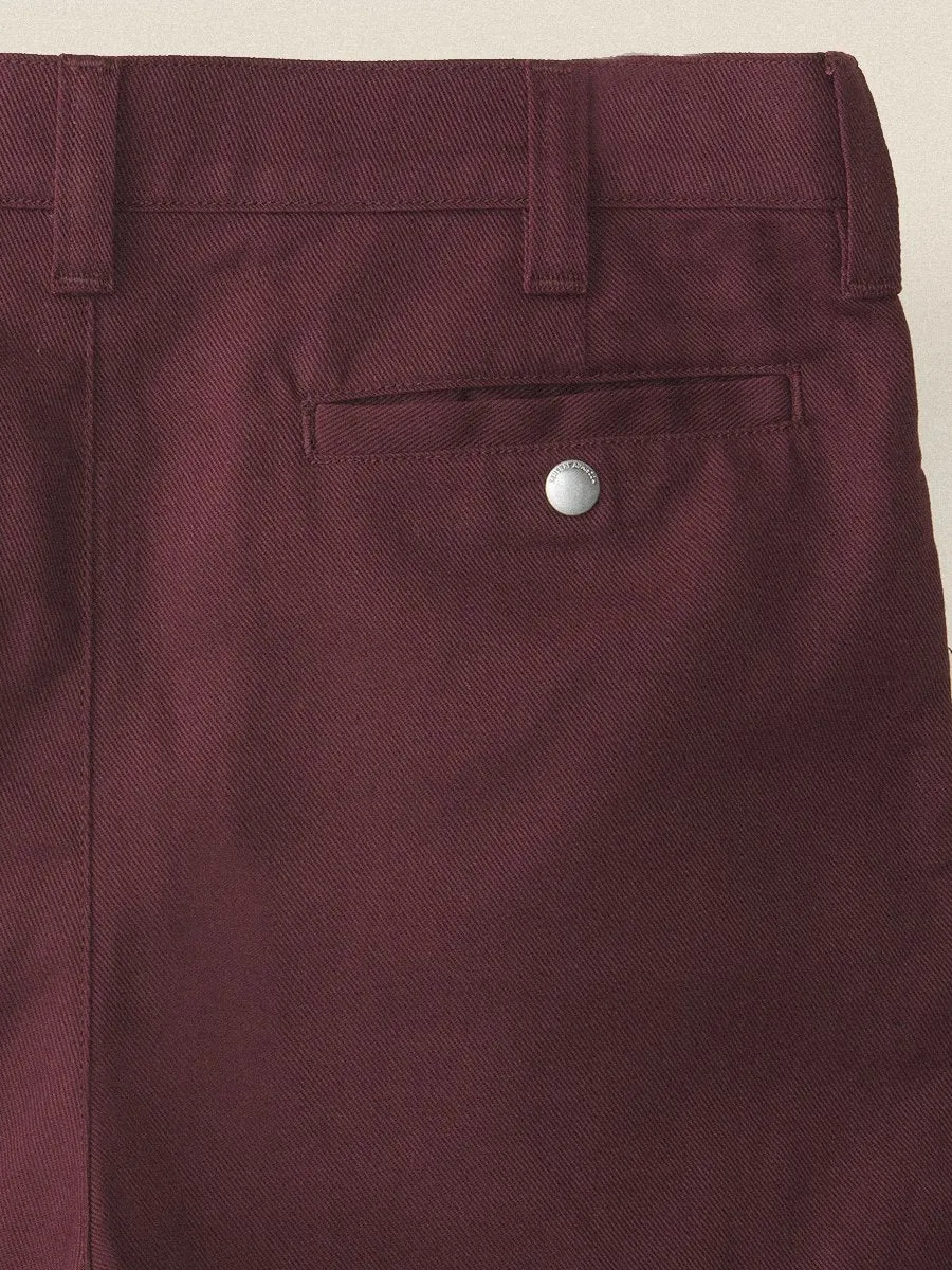 California Burgundy Chino