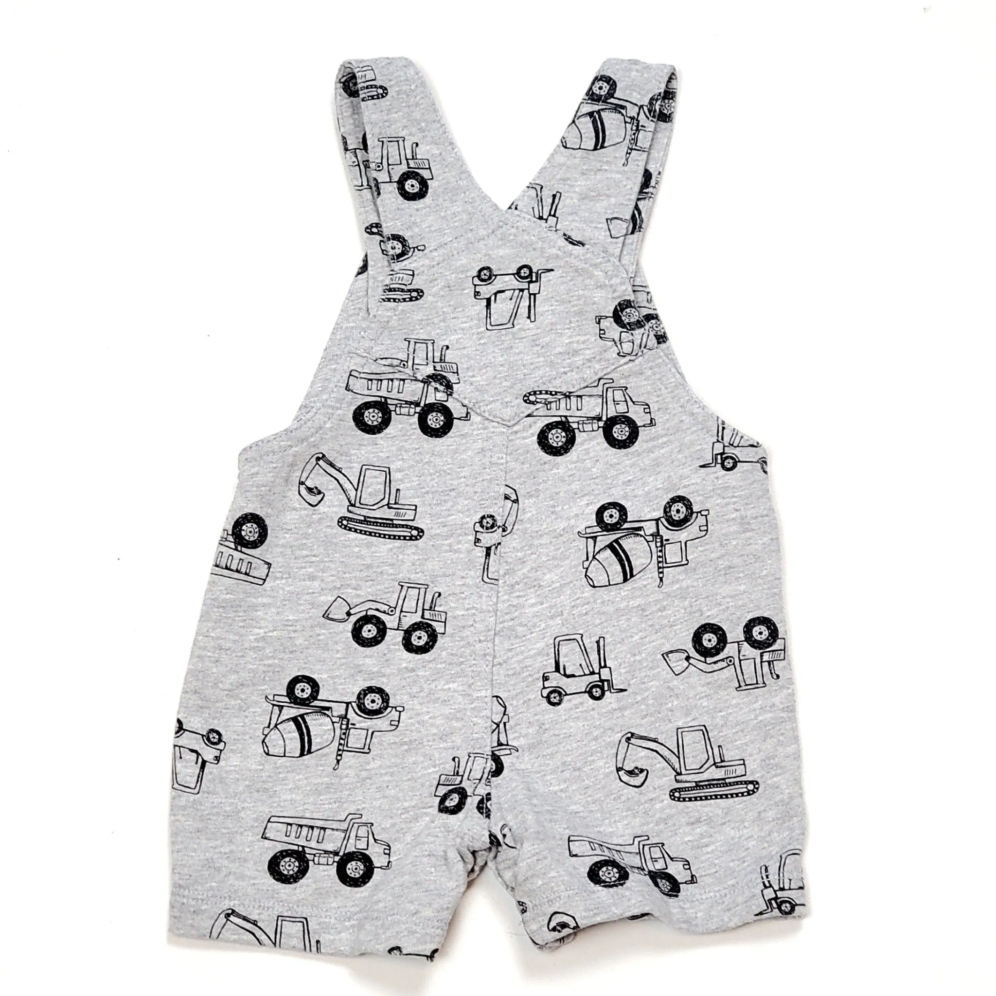 Carters Boys Construction Overall Shorts 6M