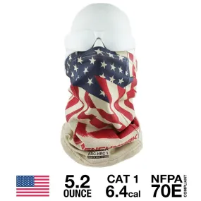 CAT 1 FR American Flag Face Muffler
