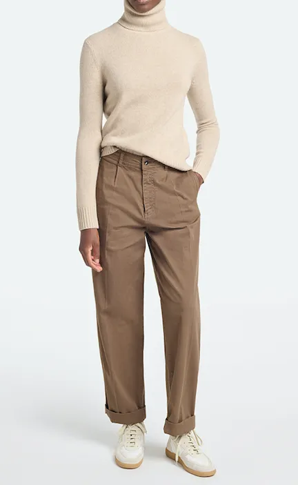 Chino Pants in Kaki by Vanessa Bruno