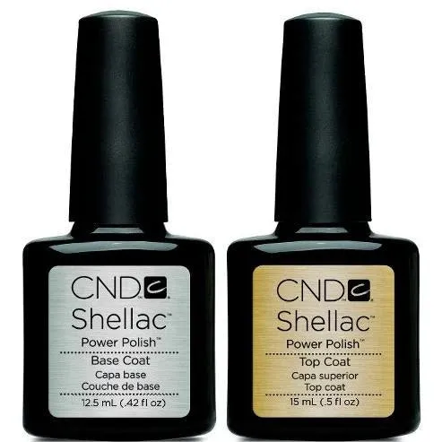 CND Shellac - Base & Top Coat 0.5 oz