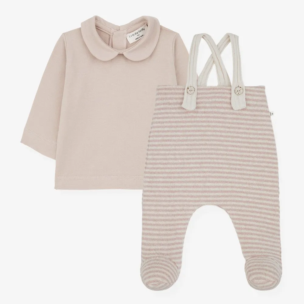 Colette Blouse And Overall - Nude