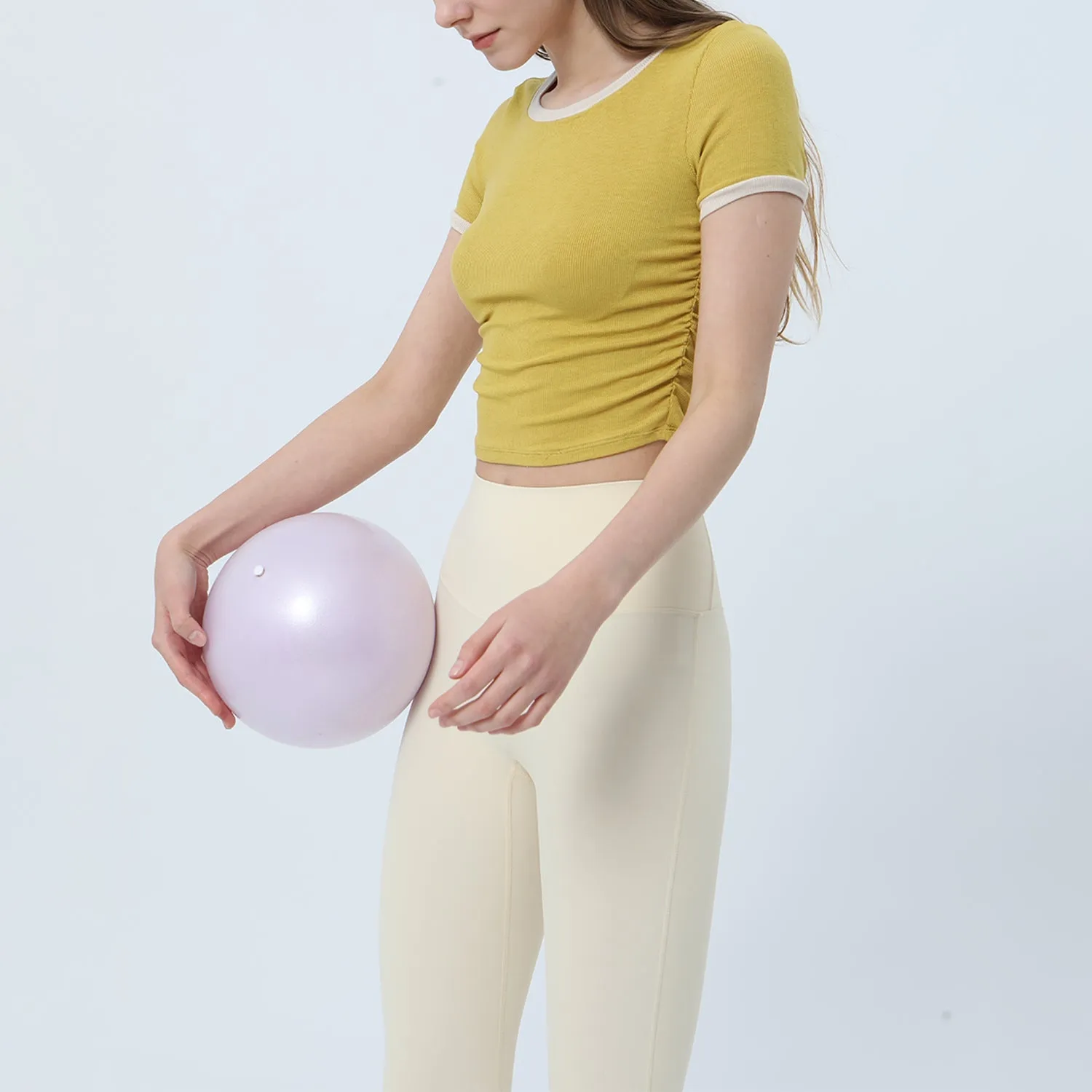 Color Block Short Sleeve Top