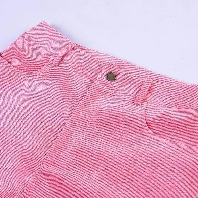 corduroy flare pants