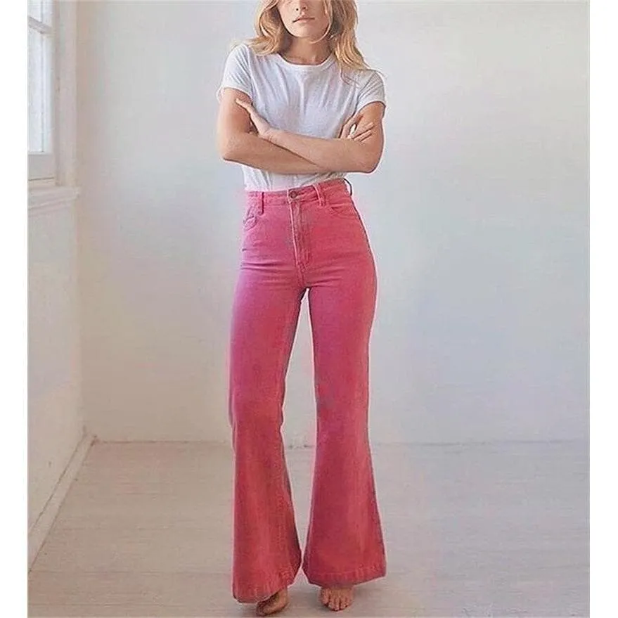 corduroy flare pants