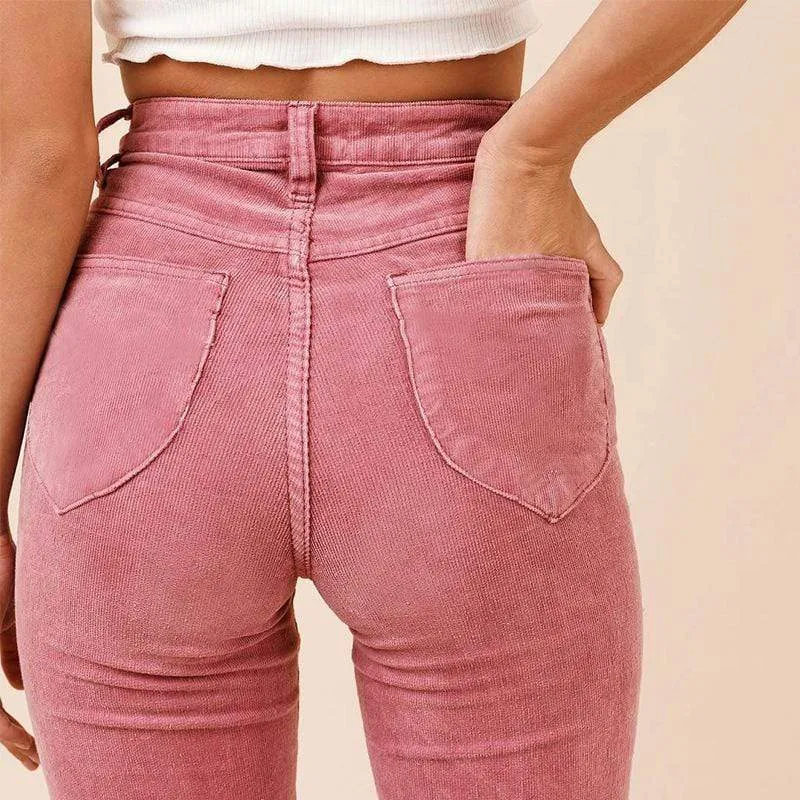 corduroy flare pants