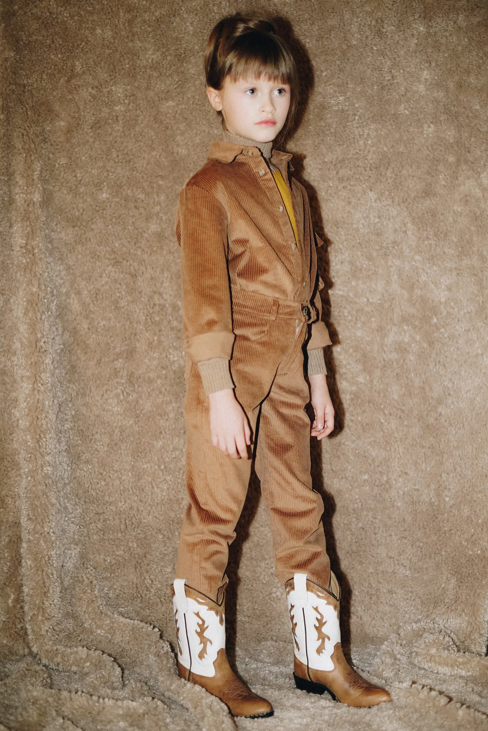 Corduroy Trousers Mont Blanc Brown