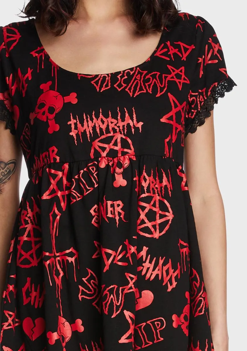 Coveted Haunting Babydoll Dress