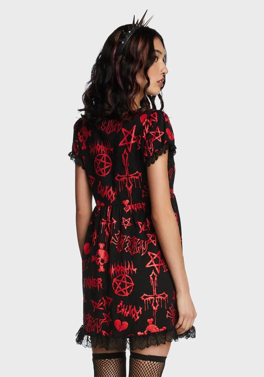Coveted Haunting Babydoll Dress