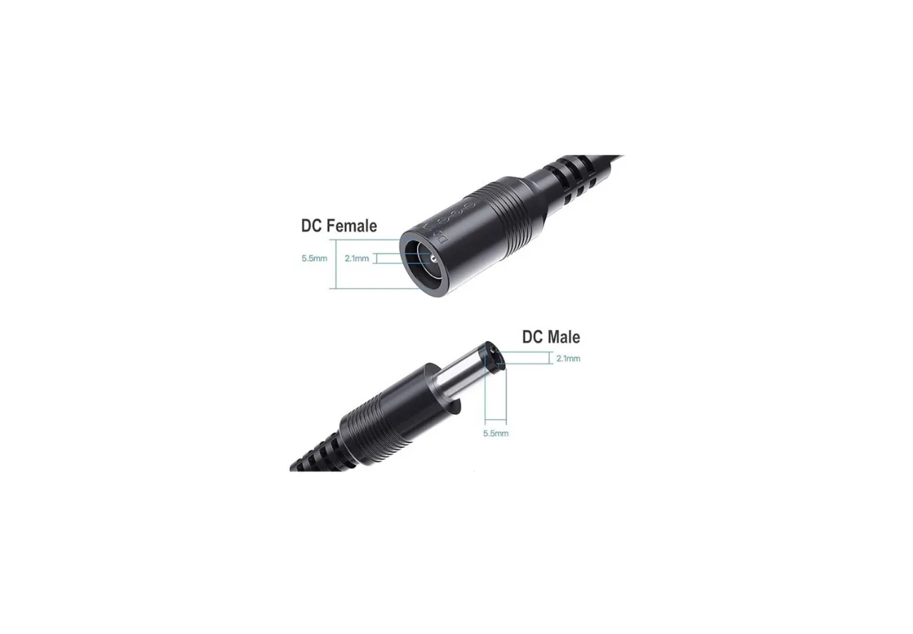 DC power cable extension 3M / 10’