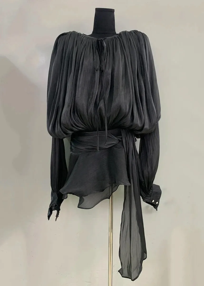 Deena Ruffle Chiffon Mini Dress