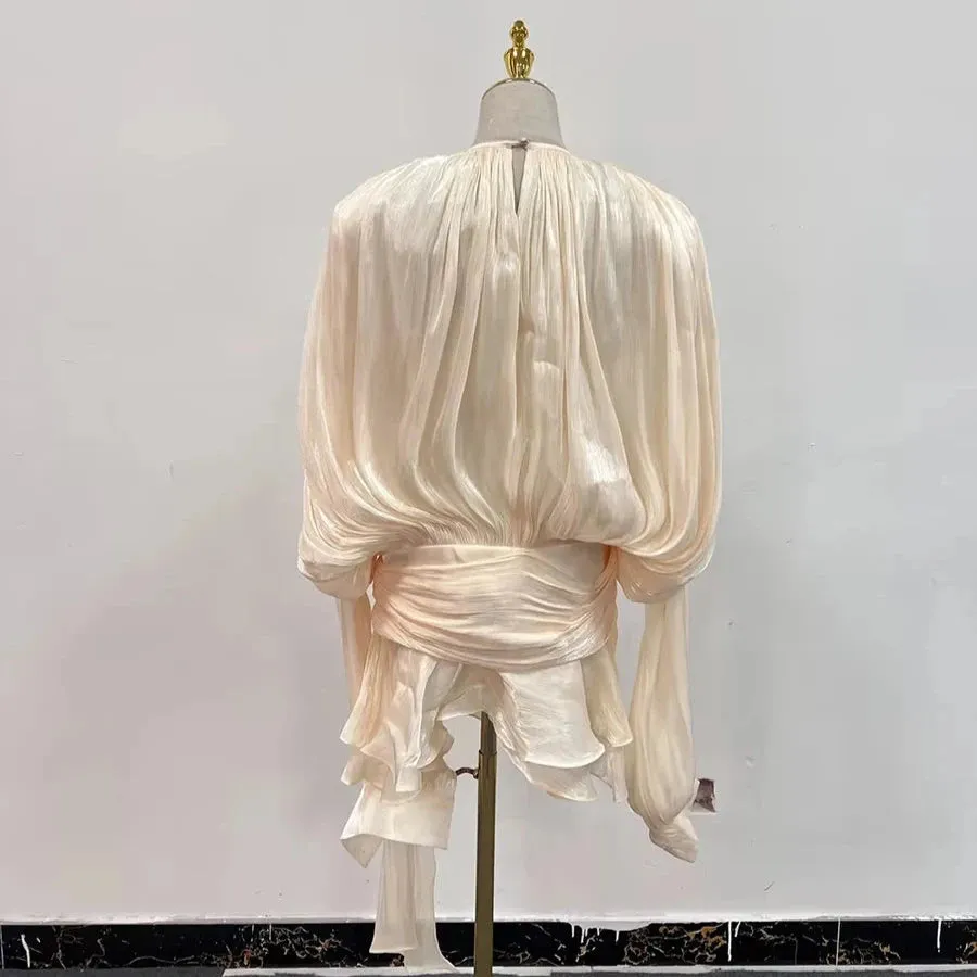 Deena Ruffle Chiffon Mini Dress