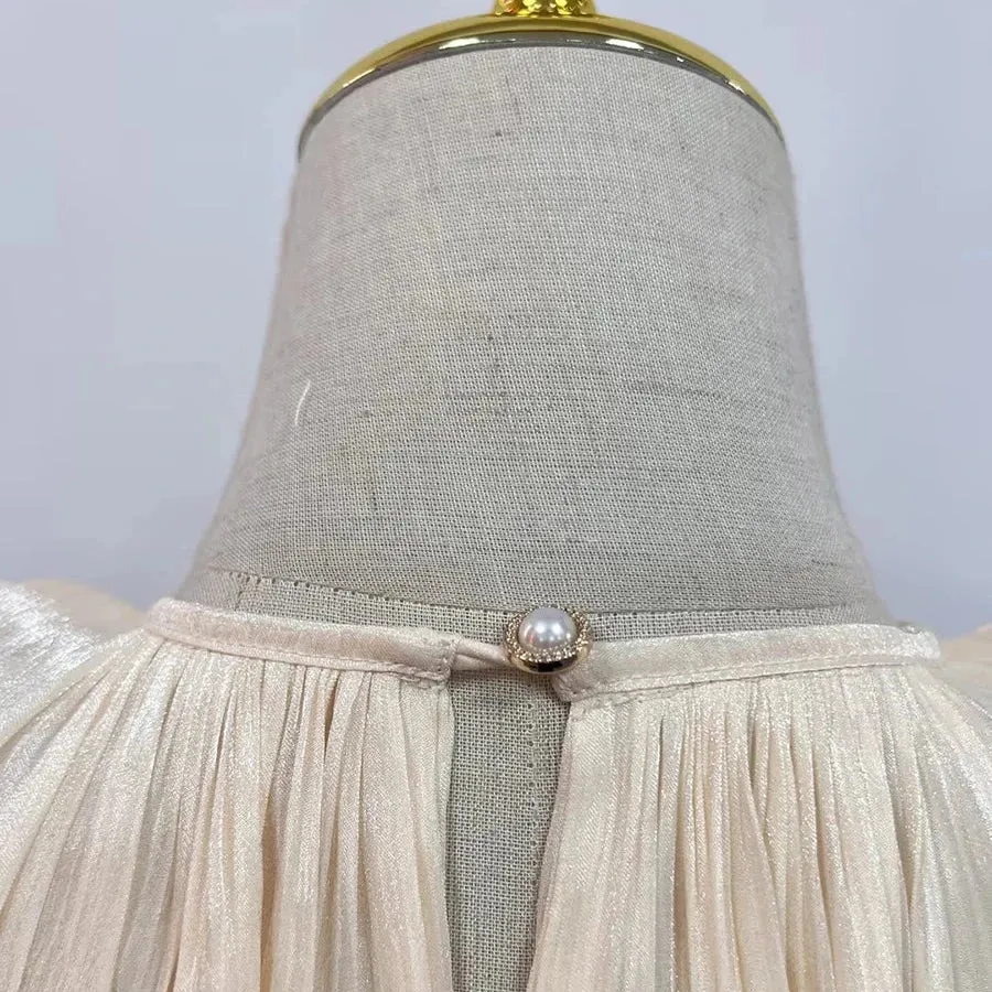 Deena Ruffle Chiffon Mini Dress