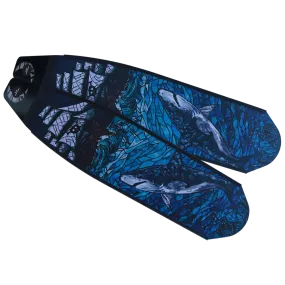 DiveR Pieces of 8 Carbon Fiber Long Blade Fins