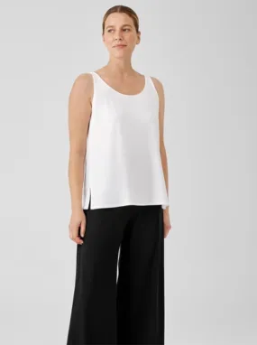 EILEEN FISHER - FINE JERSEY SCOOP NECK TANK