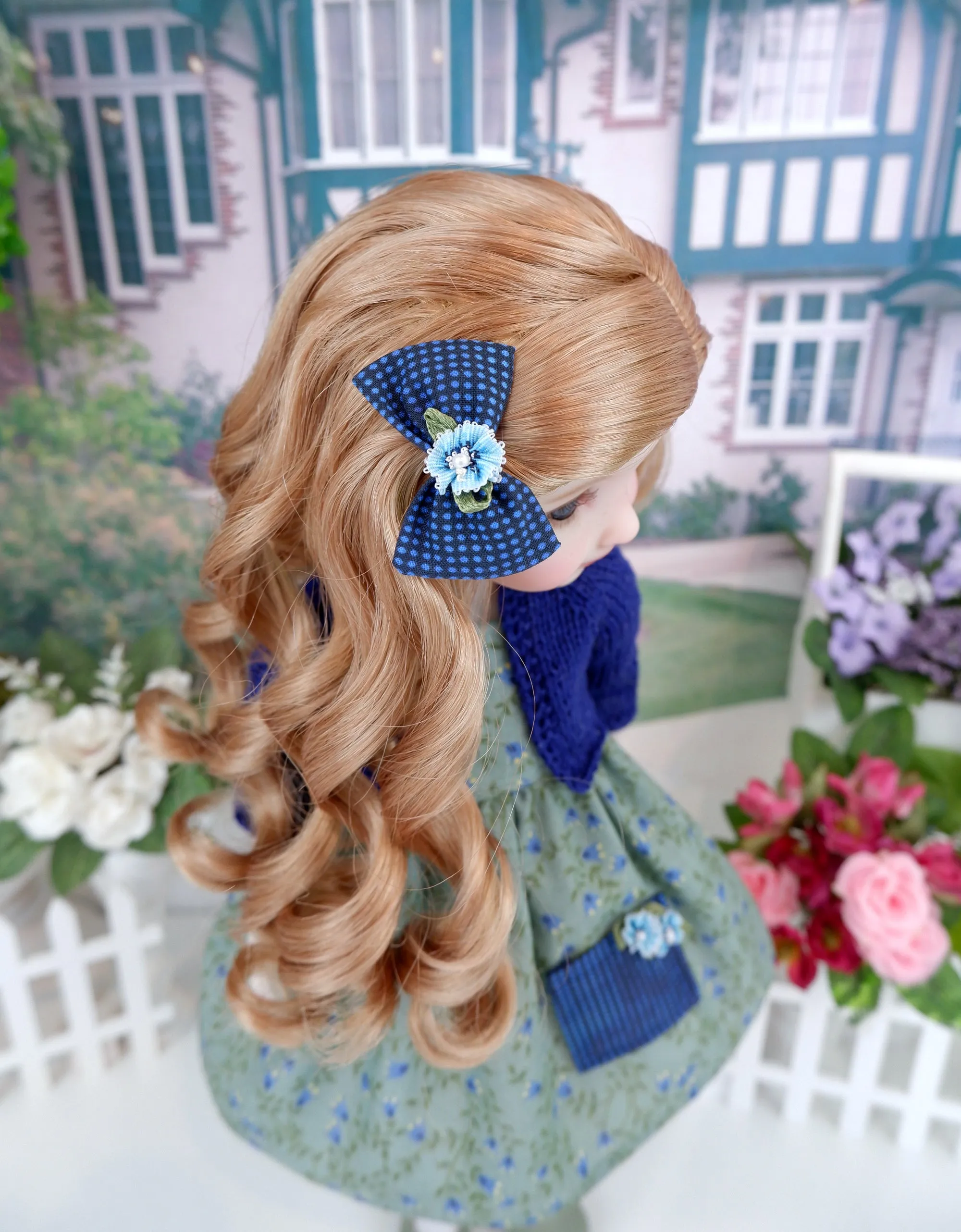 Flowering Freesia - dress with sweater & shoes for Ruby Red Fashion Friends doll