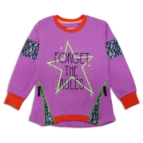 Girls Graphic Terry Sweat Top