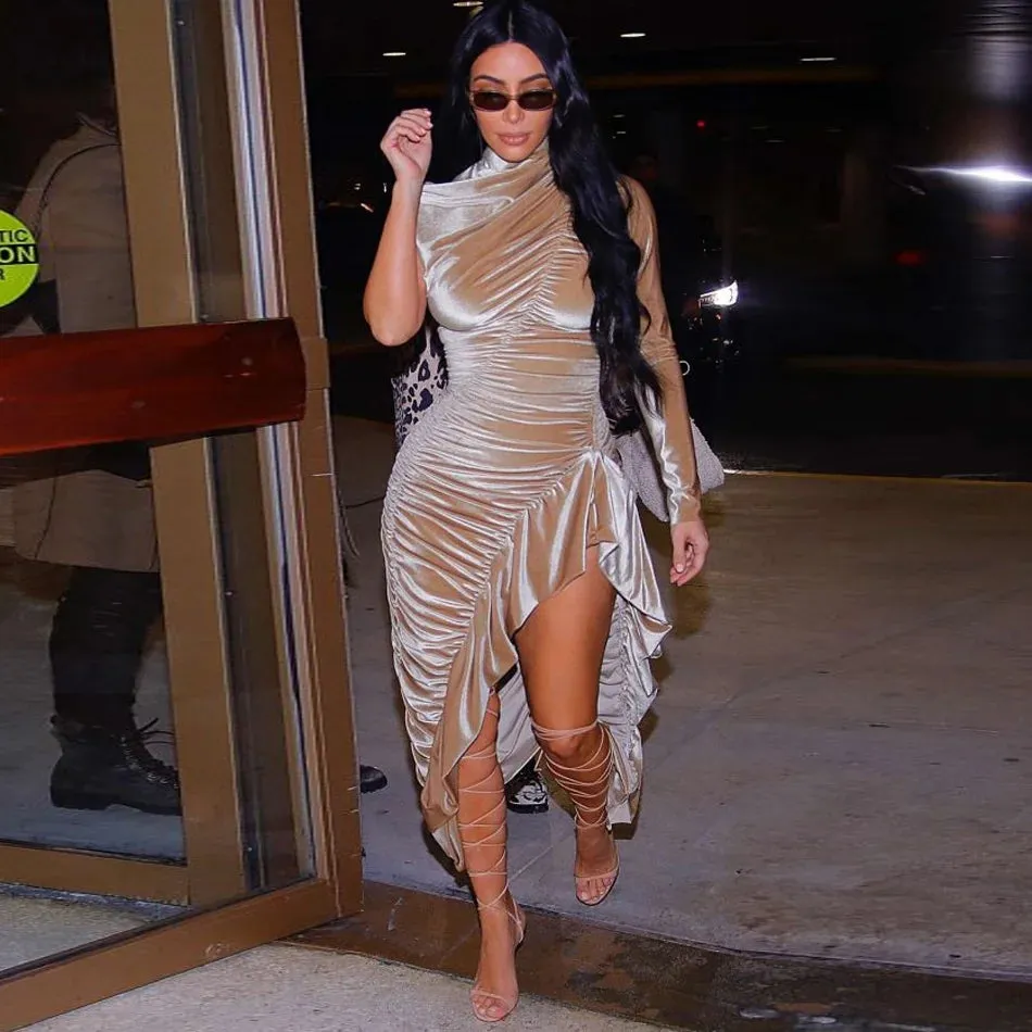 Glamorous Velvet Bodycon Dress