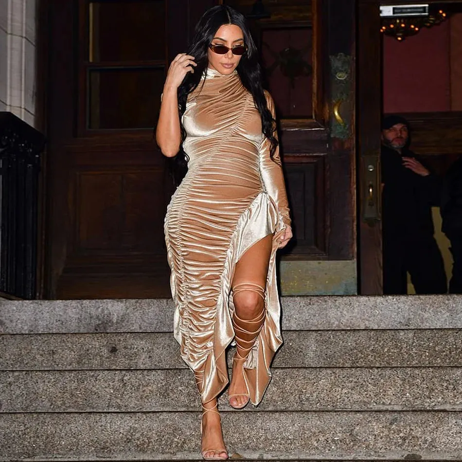 Glamorous Velvet Bodycon Dress