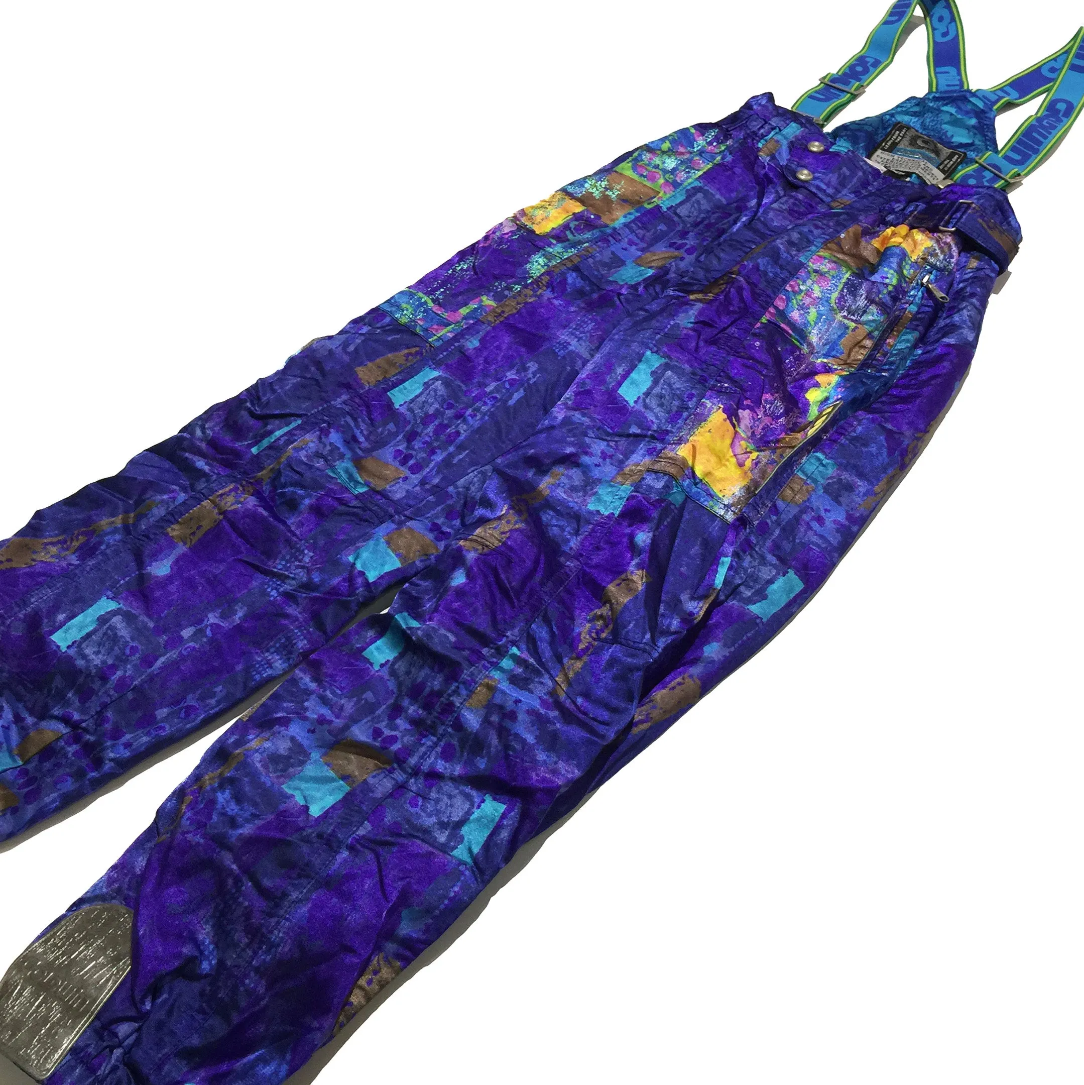 Goldwin Abstract Multi Pattern Snow Pants (Blue)