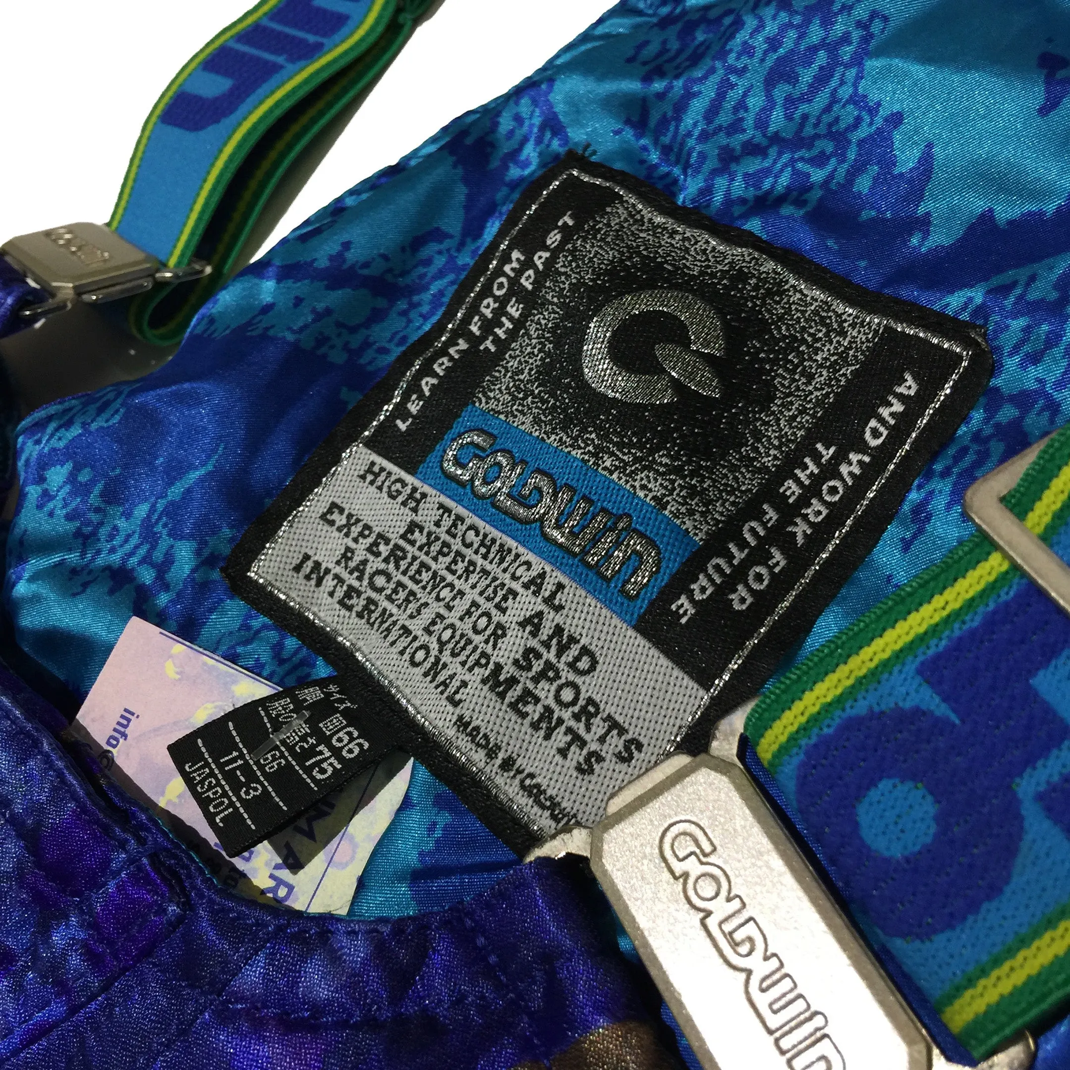 Goldwin Abstract Multi Pattern Snow Pants (Blue)
