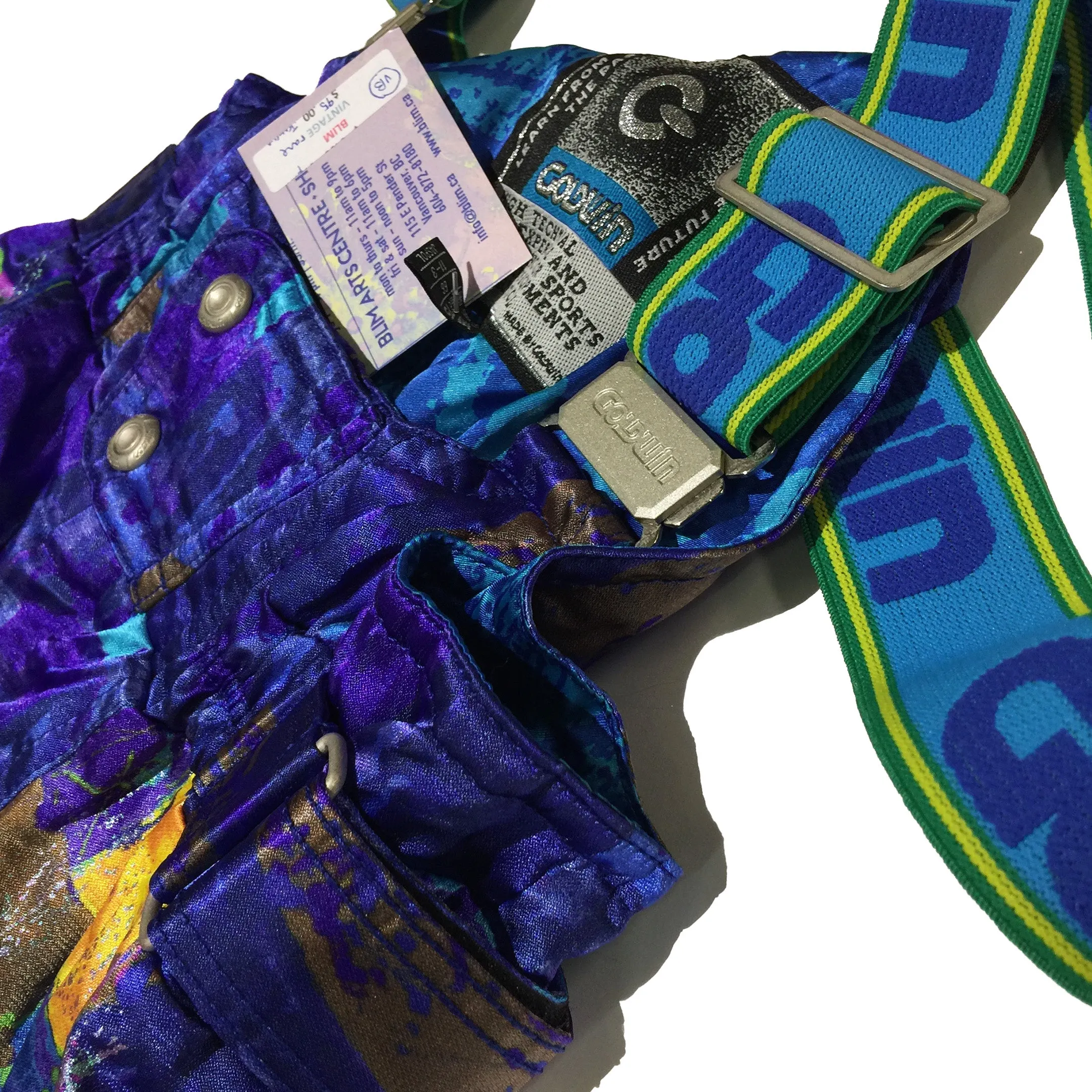 Goldwin Abstract Multi Pattern Snow Pants (Blue)
