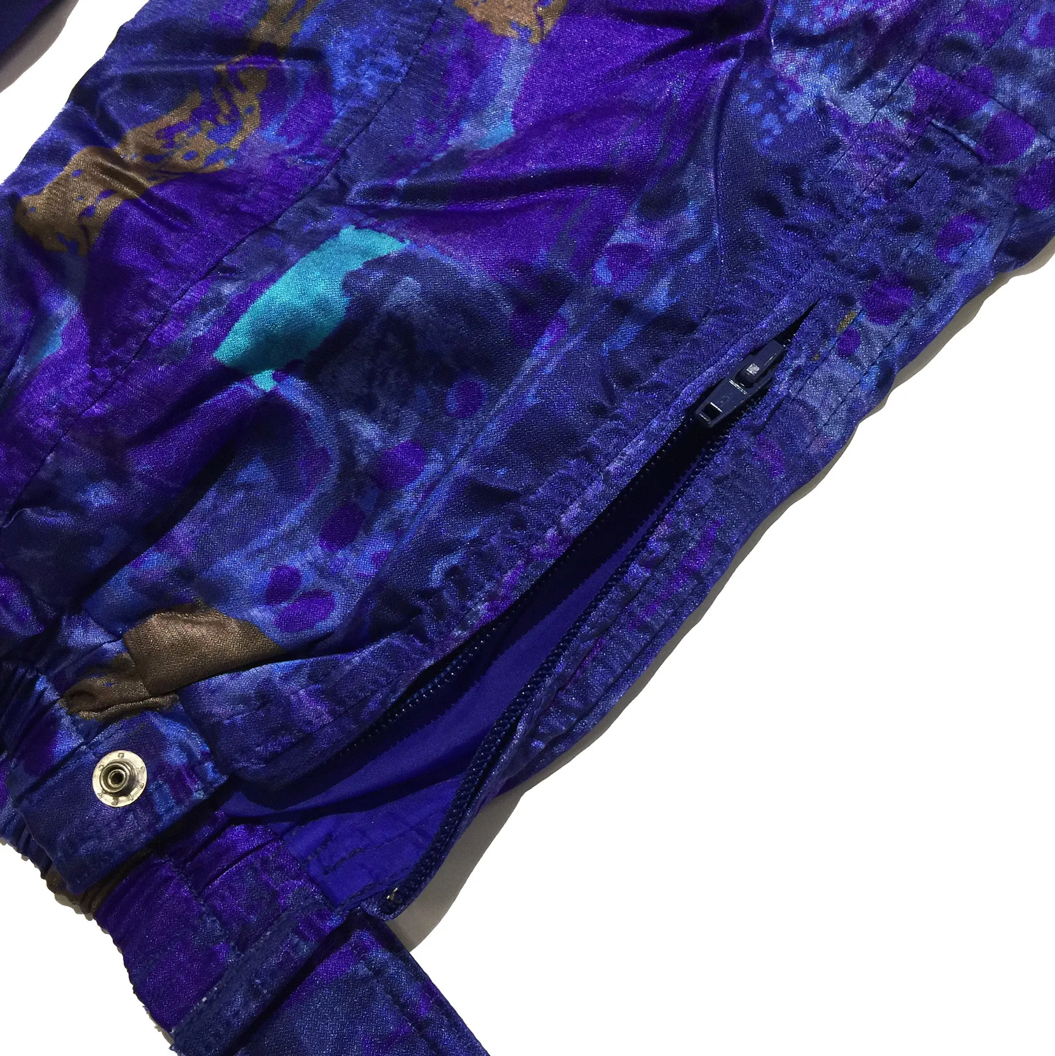Goldwin Abstract Multi Pattern Snow Pants (Blue)